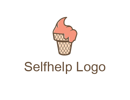 ice cream on cone