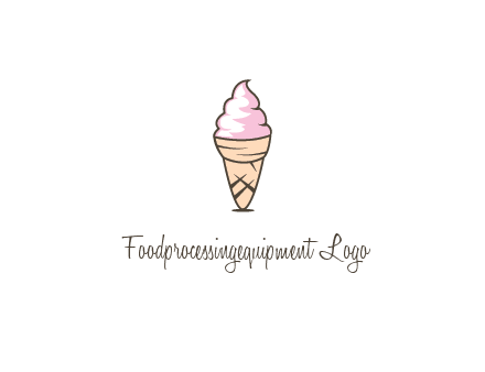 ice cream swirl in cone
