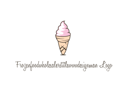 ice cream swirl in cone