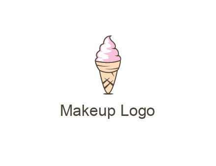 ice cream swirl in cone