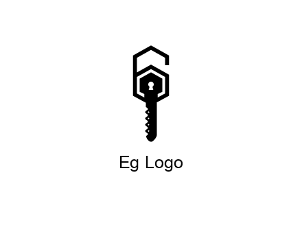 number 6 forming from key