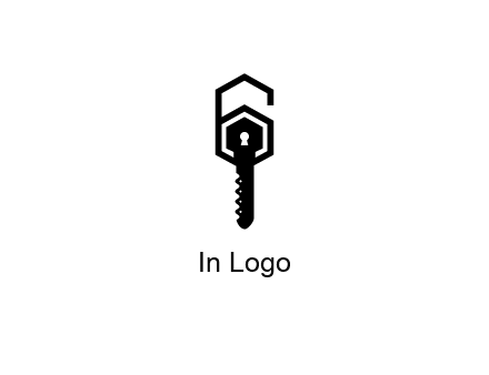 number 6 forming from key