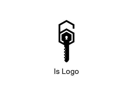 number 6 forming from key