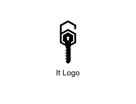number 6 forming from key
