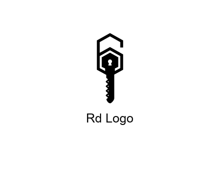 number 6 forming from key