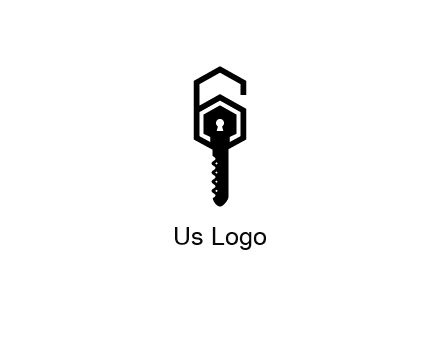number 6 forming from key