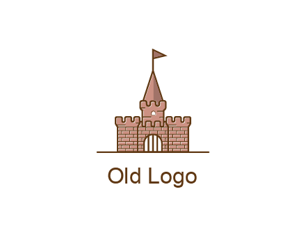 flag on top of castle
