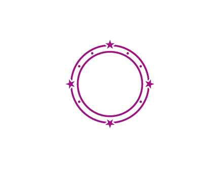 circles with circles and stars