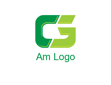 letter G forming letter C