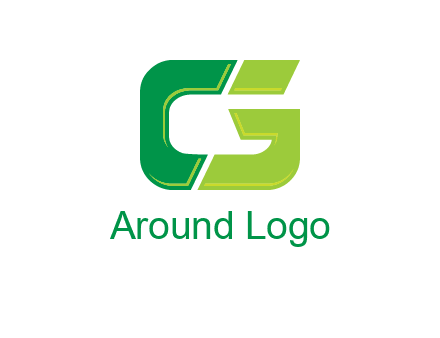 letter G forming letter C