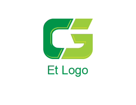 letter G forming letter C