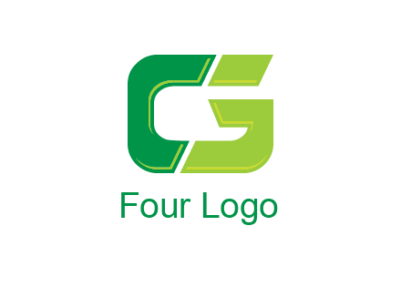 letter G forming letter C