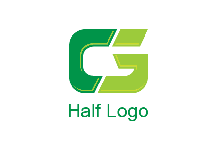 letter G forming letter C