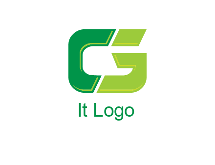 letter G forming letter C
