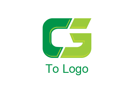 letter G forming letter C
