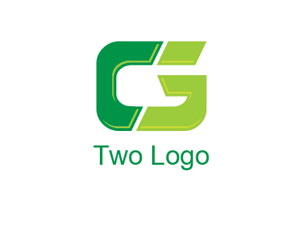 letter G forming letter C