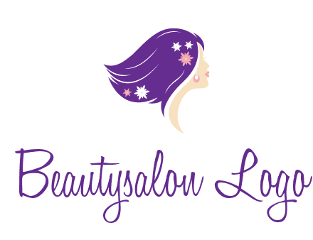 stars ornament on hair woman head fashion logo icon
