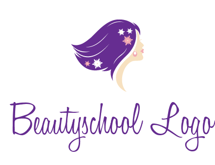 stars ornament on hair woman head fashion logo icon