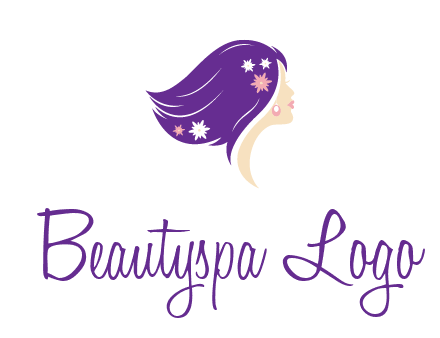 stars ornament on hair woman head fashion logo icon