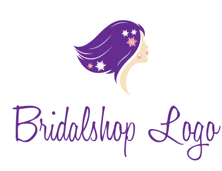 stars ornament on hair woman head fashion logo icon