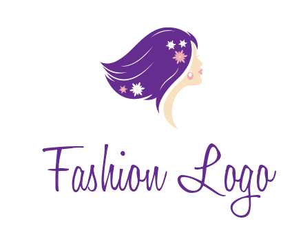 stars ornament on hair woman head fashion logo icon