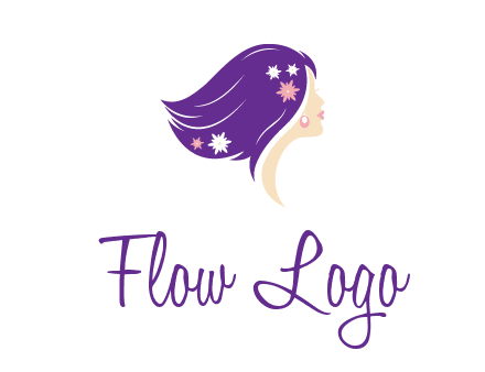 stars ornament on hair woman head fashion logo icon