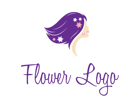 stars ornament on hair woman head fashion logo icon