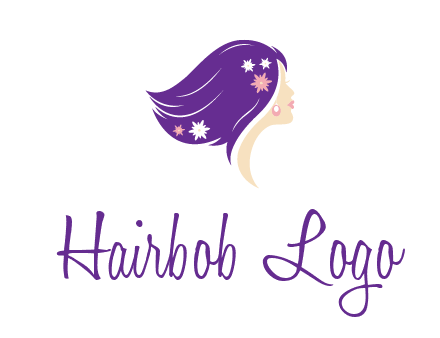 stars ornament on hair woman head fashion logo icon