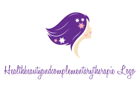 stars ornament on hair woman head fashion logo icon