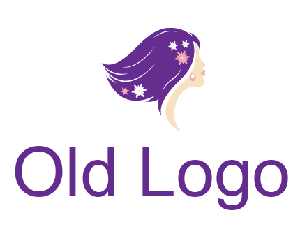 stars ornament on hair woman head fashion logo icon
