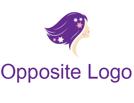 stars ornament on hair woman head fashion logo icon