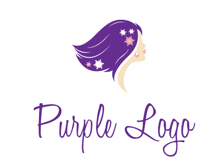 stars ornament on hair woman head fashion logo icon