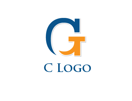 swoosh letter G forming letter C