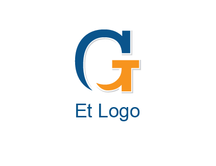 swoosh letter G forming letter C