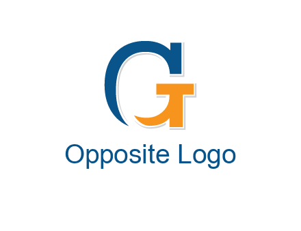 swoosh letter G forming letter C