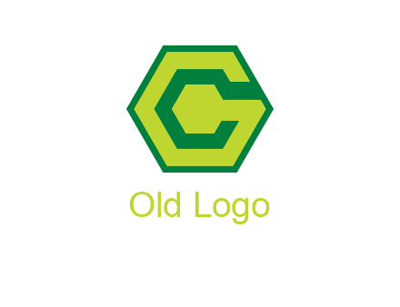 Letter c in hexagon