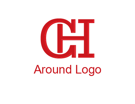 letter H in letter C