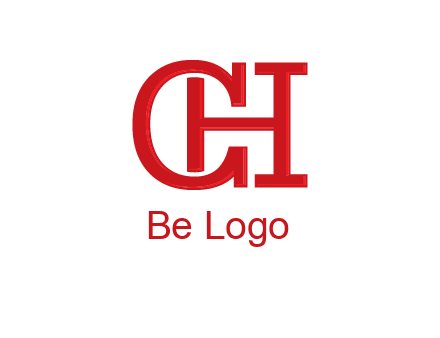 letter H in letter C