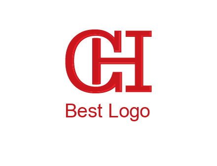 letter H in letter C