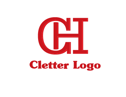 letter H in letter C