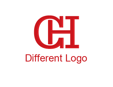 letter H in letter C