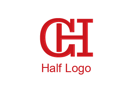 letter H in letter C