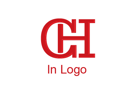 letter H in letter C