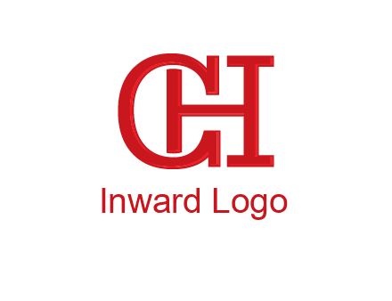 letter H in letter C