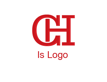 letter H in letter C