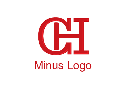 letter H in letter C