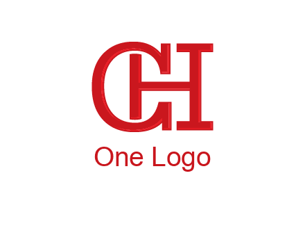 letter H in letter C