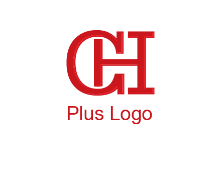 letter H in letter C