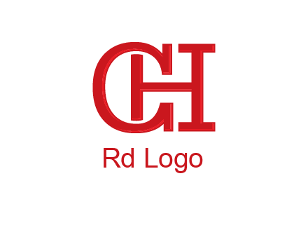 letter H in letter C