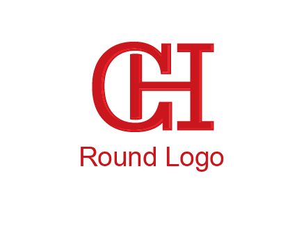 letter H in letter C